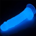 Dildo led giętkie duży penis podświetlany 21,5 cm Lovetoy