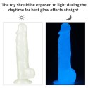 Dildo led giętkie duży penis podświetlany 21,5 cm Lovetoy