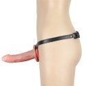 Gumowy strap-on sex analny żylasty trzon 18 cm Lovetoy