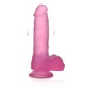 Jasnoróżowe dildo silikonowe z przyssawką 17,5 cm Lovetoy