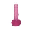 Jasnoróżowe dildo silikonowe z przyssawką 17,5 cm Lovetoy