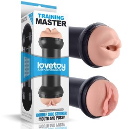 Masturbator z dwoma końcówkami mięciutki 20 cm Lovetoy