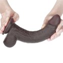 Murzyńskie dildo z dwuwarstwowego materiału 23 cm Lovetoy