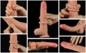 Wodoodporne dildo podwójna skóra przyssawka 23 cm Lovetoy