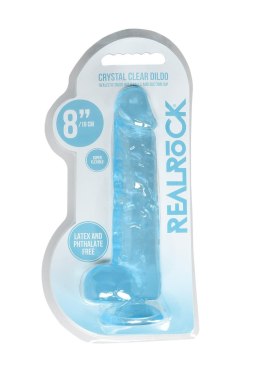 Dildo gumowe silikonowe żylaste z przyssawką 21 cm RealRock