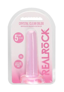 Małe dildo do penetracji pochwy i anusa róż12,7 cm RealRock