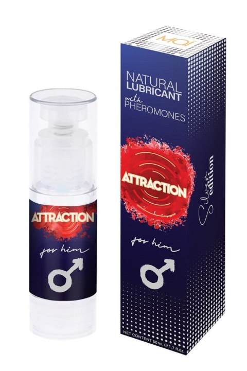 Naturalny lubrykant z feromonami dla facetów 50ml Attraction