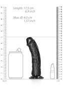 Curved Realistic Dildo with Suction Cup - 6""/ 15,5 cm RealRock