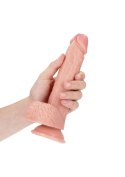 Realistyczne cieliste dildo z przyssawką 23 cm RealRock