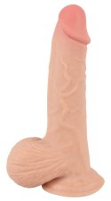 Realistyczny żylasty penis z przyssawką 19 cm Nature Skin