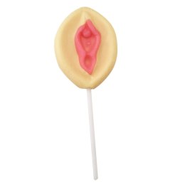 Seksowny lizak w kształcie waginy truskawkowy smak Candy