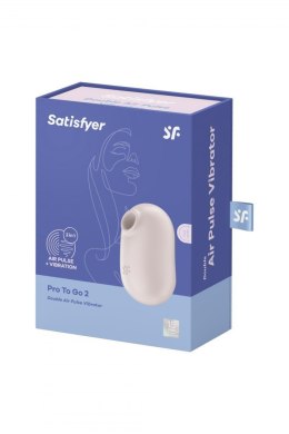 Stymulator powietrzny Satisfyer Pro To Go 2 beżowy Satisfyer