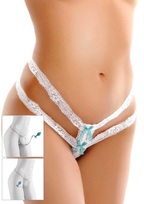 Crotchless Secret Gem OS White