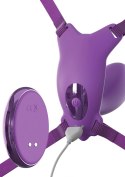 G-Spot Butterfly Strap-On Purple