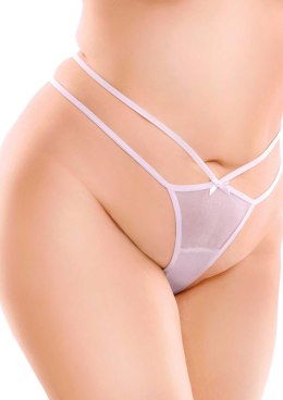 Remote Bow-Tie G-String +Size White