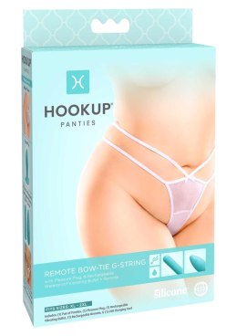 Remote Bow-Tie G-String +Size White