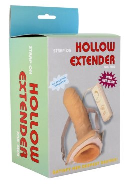 Strap-On Vibrating Extender Light skin tone