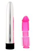 Twinz Vibrator Sleeve Kit Pink