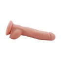 Grube gumowe realistyczne dildo z przyssawką 23,5 T-skin Real