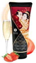 Massage Cream Sparkling Strawberry Wine Shunga