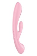 Wibrator króliczek masaż łechtaczki satisfyer róż Satisfyer