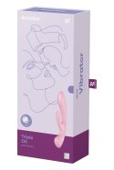 Wibrator króliczek masaż łechtaczki satisfyer róż Satisfyer