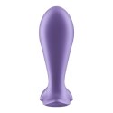 Fioletowy korek analny aplikacja USB Satisfyer