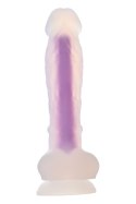 Dildo realistyczny penis świecący w ciemności 19cm Dream Toys