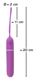 Mały wibrator mini masażer pilot sex 11cm 7 trybów Sweet Smile