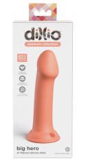 Gładkie realistyczne dildo sztuczny penis sex 17cm Dillio Platinum