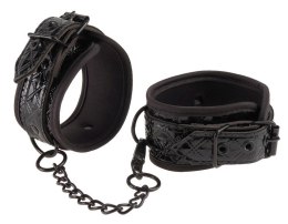 Kajdanki erotyczne czarne ozdobne dla kobiety BDSM Fetish Fantasy Series Limited Edition