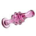 4.5"" Glass Romance Pink