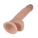 8.5"" Real Extreme Vibrating Dildo Flesh