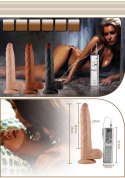 9.5'' Real Extreme Vibrating Dildo Flesh