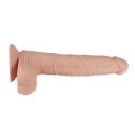 9.5'' Real Extreme Vibrating Dildo Flesh