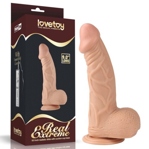 9"" Real Extreme Dildo Flesh