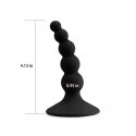 Lure me Beaded Anal Plug Black