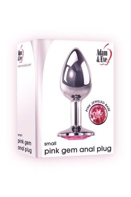 A&E PINK GEM ANAL PLUG SMALL Adam & Eve