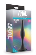 ANAL ADVENTURES PLATINUM SILICONE BEGINNER PLUG LARGE BLACK Blush