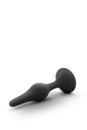 ANAL ADVENTURES PLATINUM SILICONE BEGINNER PLUG LARGE BLACK Blush