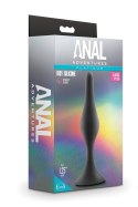 ANAL ADVENTURES PLATINUM SILICONE BEGINNER PLUG LARGE BLACK Blush