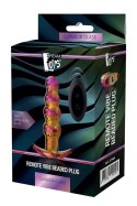 GLAMOUR GLASS REMOTE VIBE BEADED PLUG Dream Toys