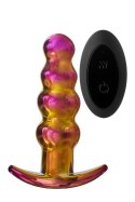 GLAMOUR GLASS REMOTE VIBE BEADED PLUG Dream Toys