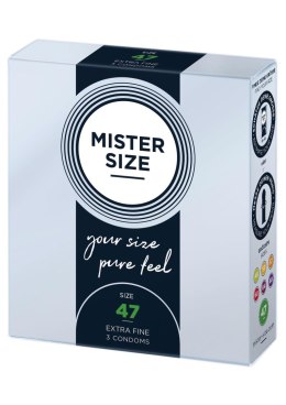 MISTER SIZE 47mm Condoms 3pcs Mister Size
