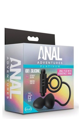 ANAL ADVENTURES ANAL PLUG WITH C-RING Blush