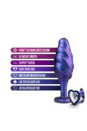 ANAL ADVENTURES MATRIX BUMPED BLING PLUG SAPPHIRE Blush