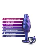 ANAL ADVENTURES MATRIX BUMPED BLING PLUG SAPPHIRE Blush