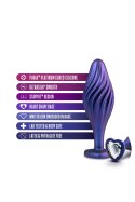 ANAL ADVENTURES MATRIX SWIRLING BLING PLUG SAPPHIRE Blush