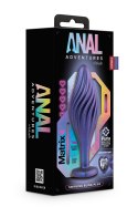 ANAL ADVENTURES MATRIX SWIRLING BLING PLUG SAPPHIRE Blush