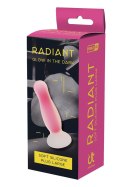 RADIANT SOFT SILICONE GLOW IN THE DARK PLUG LARGE PINK Dream Toys